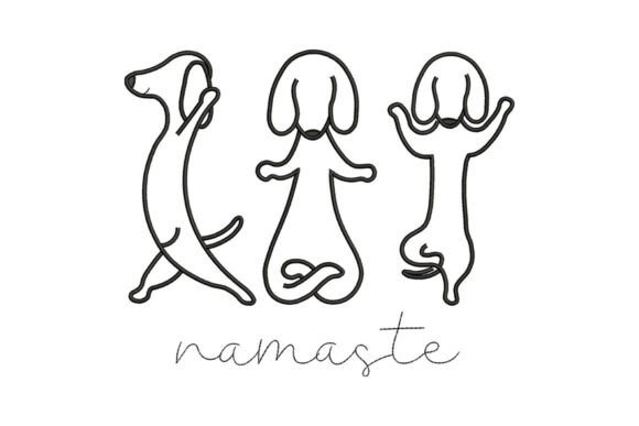 Cute Dog Outline Embroidery Set Review