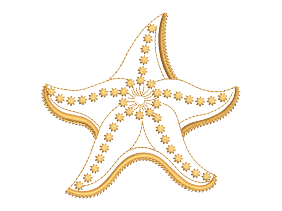 Decorative Starfish Embroidery: A Charming Touch for Personalized Gifts