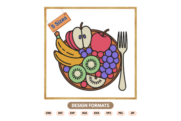 Fruit Bowl Embroidery Design Review for Craft Fairs