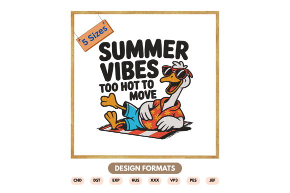Funny Goose Summer Embroidery: A Lighthearted Summer Must-Have