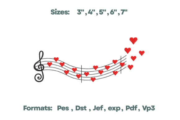 Review: Musical Heart Staff Embroidery Art