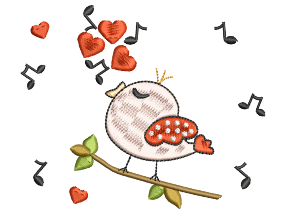 Singing Love Bird Embroidery Design Review