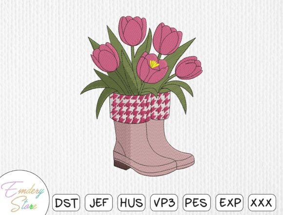 Spring Floral Embroidery Design Review for Boutique Apparel