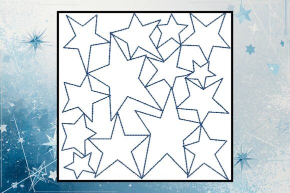 Stars Background-Machine Embroidery Review